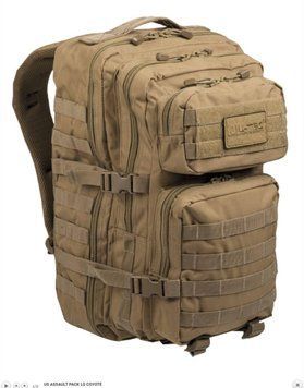 Тактичний рюкзак Mil-Tec Assault Pack Large 36 л Coyote 00943 фото