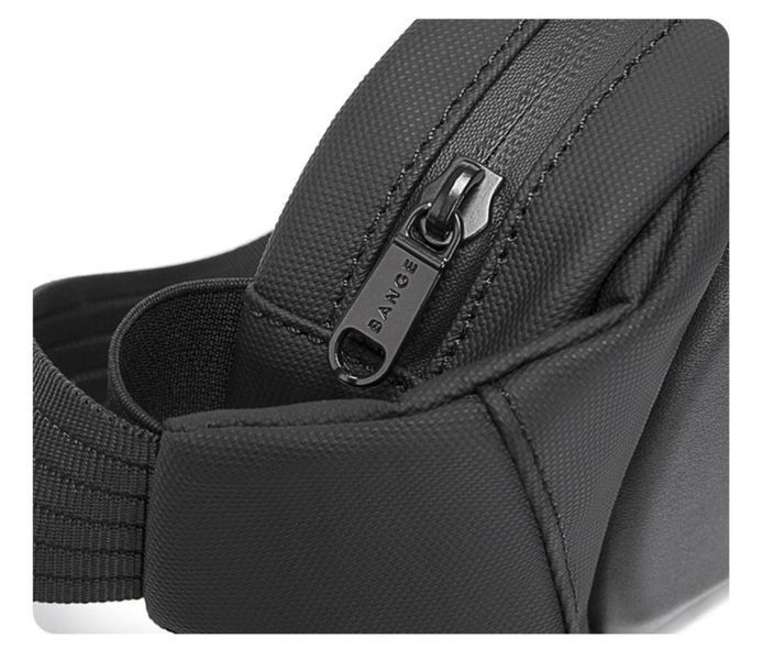 Оригінальна сумка&nbsp;слінг з однією лямкою Bange 7266 Чорна (BGS7266 Black) із захисним каркасом 04614 фото